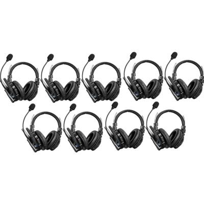 SYNCO 9 units Xtalk Xmax Wireless Intercom System