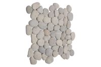 Pebbles Mozaïek Pebble Stone Lichtgrijs 30x30 cm | PEB-LG