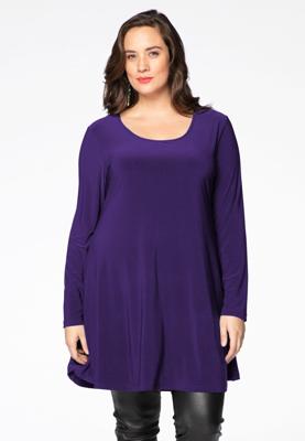 Yoek Tuniek wide bottom | Paars | Maat 58/60