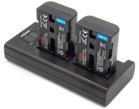 ChiliPower NP-FM50 Sony USB Duo Kit - Camera accu set