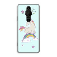Regenboog eenhoorn: Sony Xperia Pro-I Transparant Hoesje