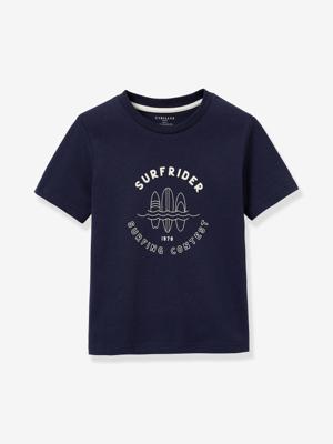 T-shirt met korte mouwen marineblauw
