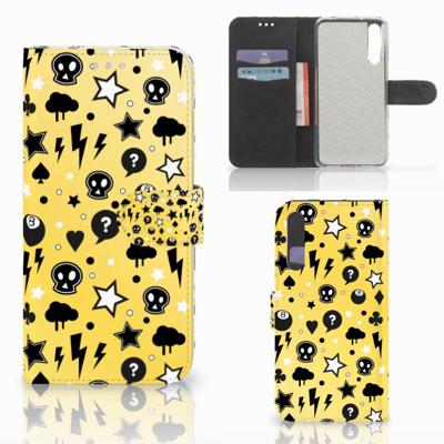 Telefoonhoesje met Naam Huawei P20 Pro Punk Geel