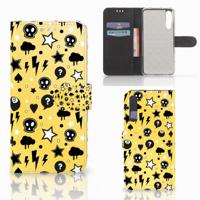 Telefoonhoesje met Naam Huawei P20 Pro Punk Geel