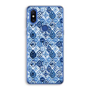 Blauw motief: Xiaomi Mi Mix 3 Transparant Hoesje