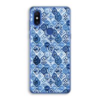 Blauw motief: Xiaomi Mi Mix 3 Transparant Hoesje