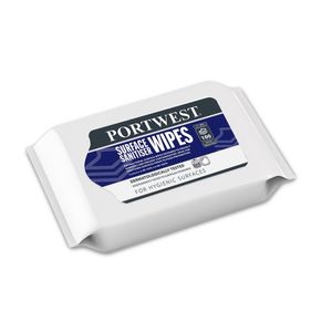 Portwest IW51 Surface Sanitiser Wipes (100)