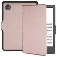 Lunso - Kobo Clara 2E hoes (6 inch) - sleep cover - Rose Goud