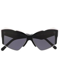 Philipp Plein lunettes de soleil à monture oversize - Noir