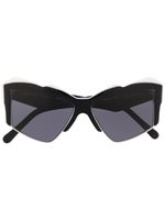 Philipp Plein lunettes de soleil à monture oversize - Noir - thumbnail