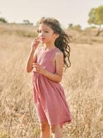 Meisjesjurk zonder mouwen oudroze