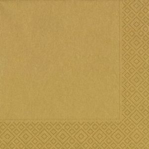 40x Gouden servetjes 33 x 33 cm versiering/decoratie
