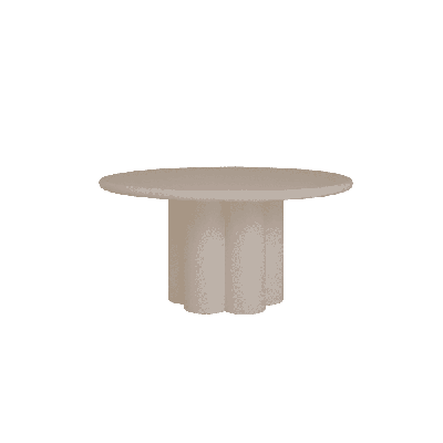 Tower Living Ronde Eettafel 'Melzo' 130cm, kleur Beige