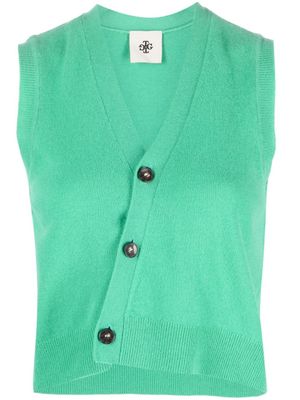 The Garment débardeur en maille à design asymétrique - Vert