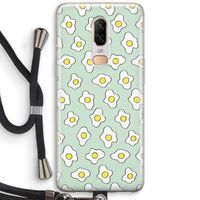 Spiegeleitjes: OnePlus 6 Transparant Hoesje met koord