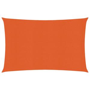 Zonnezeil 160 g/m 2,5x3,5 m HDPE oranje