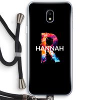Abstract Spectrum: Samsung Galaxy J3 (2017) Transparant Hoesje met koord
