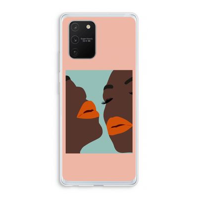 Orange lips: Samsung Galaxy S10 Lite Transparant Hoesje