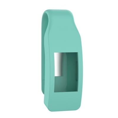 Slimme horloge silicone clip knop beschermende case voor Fitbit Inspire HR (groen)