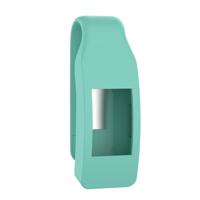 Slimme horloge silicone clip knop beschermende case voor Fitbit Inspire HR (groen)