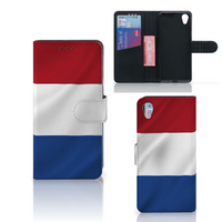 Sony Xperia X Bookstyle Case Nederlandse Vlag - thumbnail