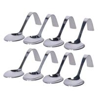 Cosy & Trendy Amuselepels - 8x stuks - 13 cm - RVS