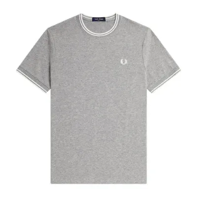 Fred Perry - Twin Tipped T-Shirt - Grijs