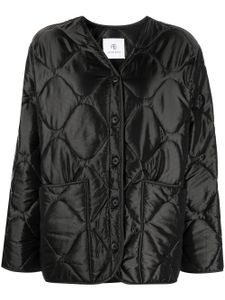 ANINE BING veste bomber à design matelassé - Noir