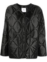 ANINE BING veste bomber à design matelassé - Noir - thumbnail