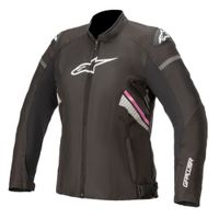 ALPINESTARS Stella T-GP Plus R V3 Jacket, Textiel motorjas dames, Zwart-Wit-Fuchsia - thumbnail