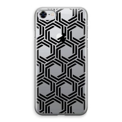 Geometrisch patroon: iPhone 8 Transparant Hoesje