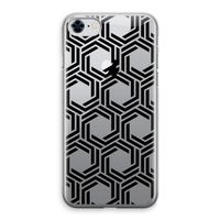 Geometrisch patroon: iPhone 8 Transparant Hoesje