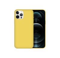 iPhone SE 2020 hoesje - Backcover - TPU - Geel - thumbnail