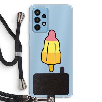 Raketijsje: Samsung Galaxy A52 Transparant Hoesje met koord