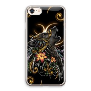 Huilende Wolf: iPhone 8 Transparant Hoesje