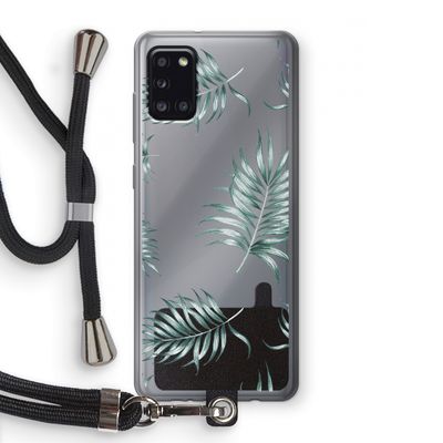 Simple leaves: Samsung Galaxy A31 Transparant Hoesje met koord