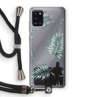 Simple leaves: Samsung Galaxy A31 Transparant Hoesje met koord Simple leaves: Samsung Galaxy A31 Transparant Hoesje met koord