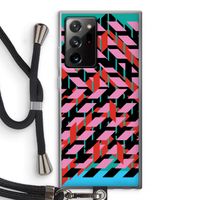 Skew Blush 2: Samsung Galaxy Note 20 Ultra / Note 20 Ultra 5G Transparant Hoesje met koord
