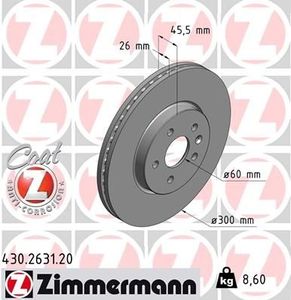 Remschijf Coat Z 430263120