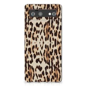 Google Pixel 6 TPU Hoesje Leopard