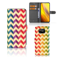 Xiaomi Poco X3 | Poco X3 Pro Telefoon Hoesje Zigzag Multi Color - thumbnail