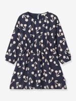 Sadia jurk met kersenmotieven marineblauw Sadia jurk met kersenmotieven marineblauw