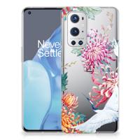OnePlus 9 Pro | TPU Hoesje | Bird Flowers
