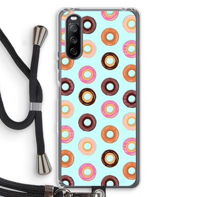 Donuts: Sony Sony Xperia 10 III Transparant Hoesje met koord