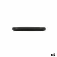 Snackdienblad Bidasoa Gio Grijs Plastic 23 x 10 cm (12 Stuks)