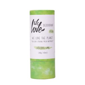 We Love 100% Natural deodorant stick luscious lime (48 gr)