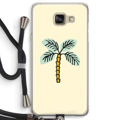 Palmboom: Samsung Galaxy A5 (2016) Transparant Hoesje met koord