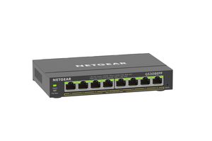 Netgear GS308EPP Managed L2/L3 Gigabit Ethernet (10/100/1000) Power over Ethernet (PoE) Zwart