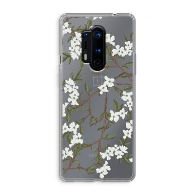Blossoming spring: OnePlus 8 Pro Transparant Hoesje