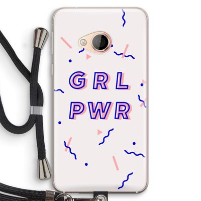 GRL PWR: HTC U Play Transparant Hoesje met koord